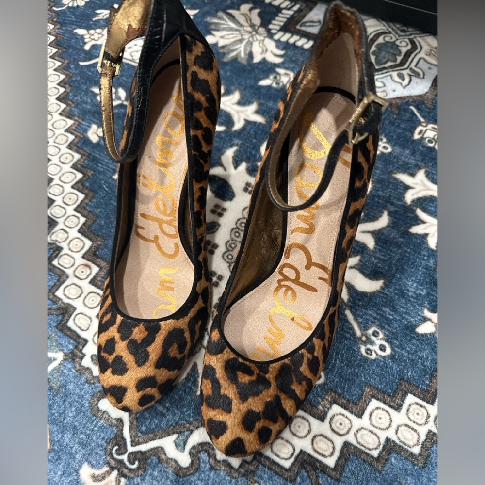 Sam Edelman Leopard Print Heels